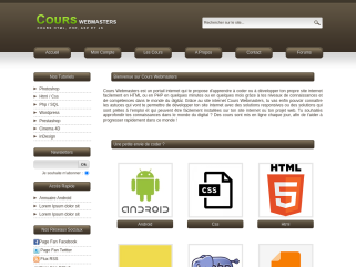 Cours Webmasters