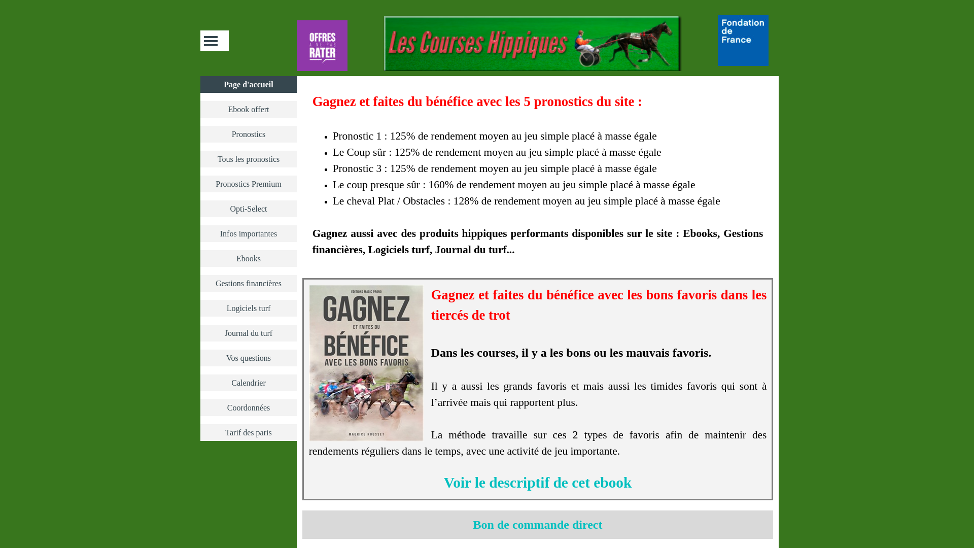 Capture d'écran de Les courses hippiques