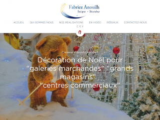 Décoration de Noël pour centres commerciaux - Anouilh Décoration