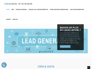 CRM & DATA, éditeur de logiciel call center, logiciel centre d appel, logiciel d'appel, logiciel de phoning, logiciel cti, logiciel crm, predictive dialer en mode saas