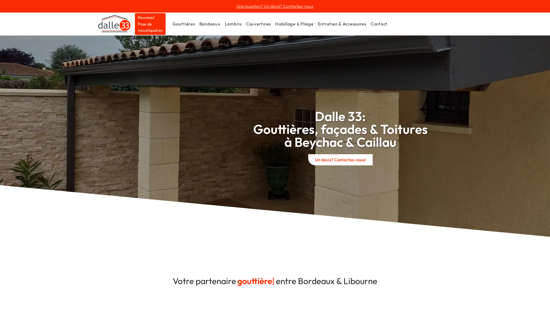 Capture d'écran de Gouttiere alu | en couleur | dalle33