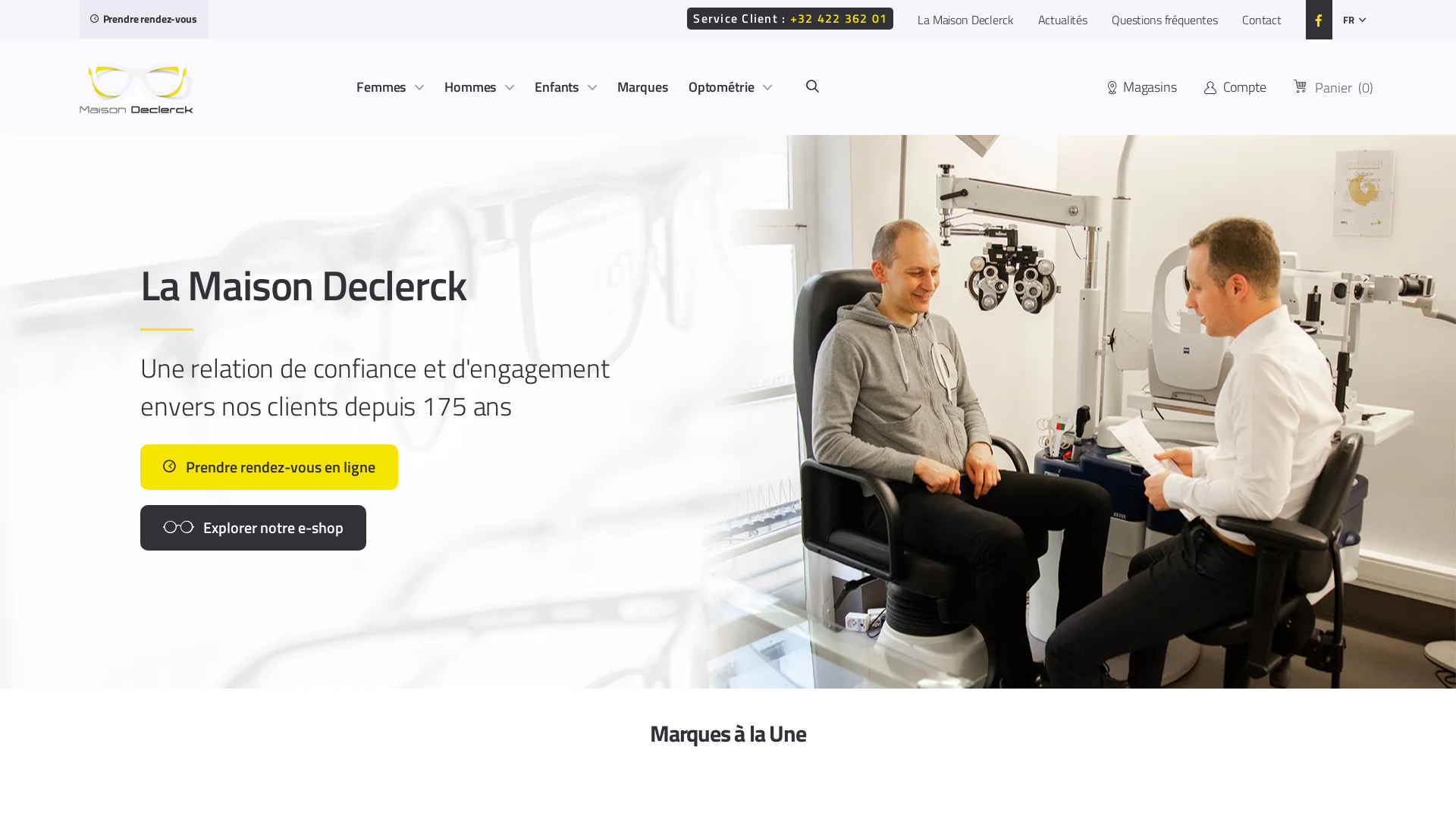 Capture d'écran de Opticien et vente en ligne de lunettes