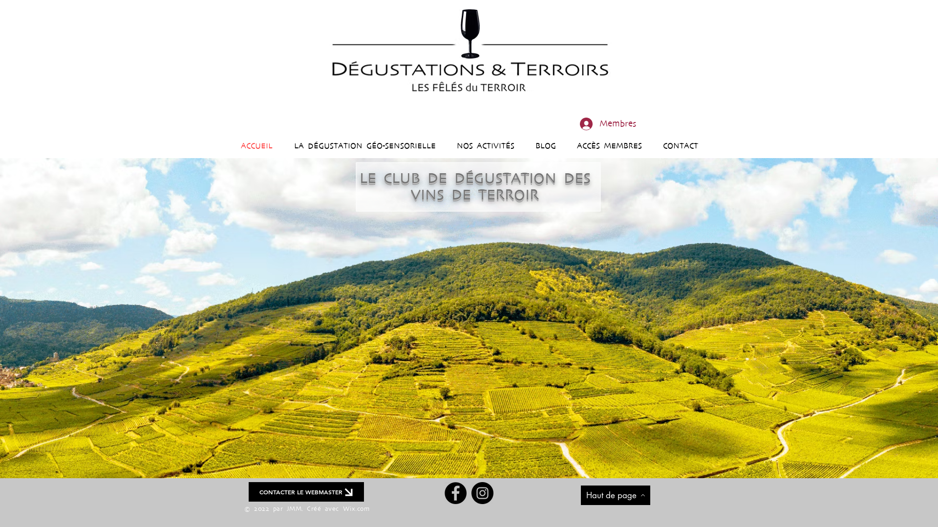 Capture d'écran de DEGUSTATIONS & TERROIRS