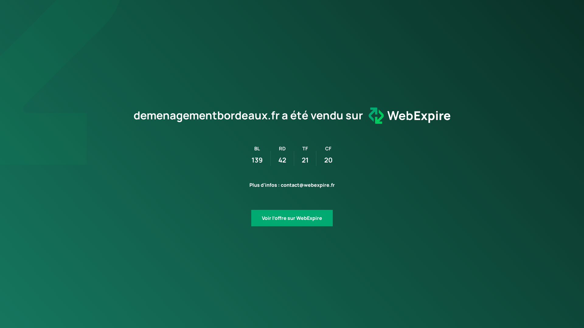 Capture d'écran de Demenagement Bordeaux votre devis gratuit