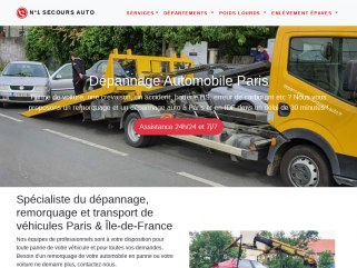 Dépannage auto Paris - Remorquage voiture 7j/24h Île-de-France