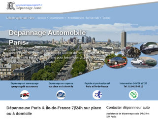 Dépannage Auto Paris: Remorquage, dépanneuse 7j/24h