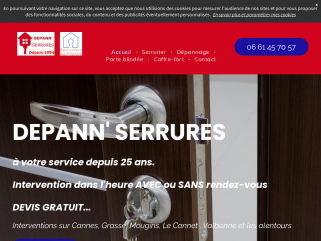 Ouverture de porte toutes marques, changement de serrure, réparation serrure, blindage de porte, serrure 3 points, 24h/24 et 7J/7, devis gratuit au 06 61 45 70 57 .