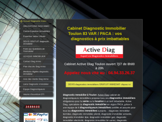 Diagnostic immobilier Toulon