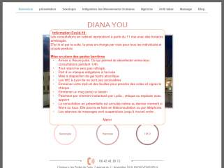 Diana YOU, consultation de sexologie, d'hypnothérapie et IMO-EMDR à la clinique des Portes du Sud à Lyon