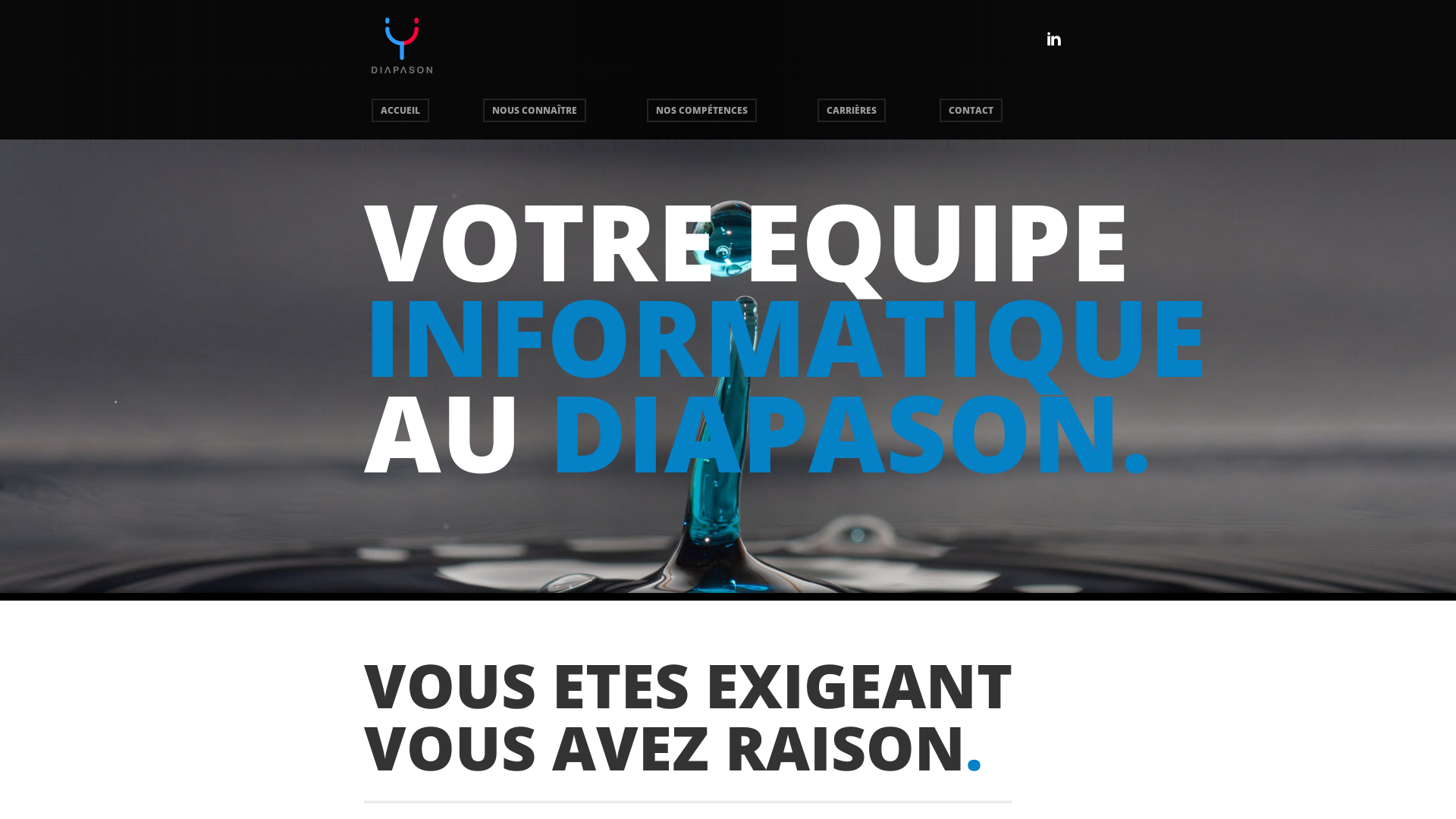 Capture d'écran de Diapason Informatique