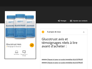 Glucotrust Avis France