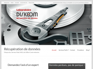 Diskeom, laboratoire de récupération de données à Paris.Diagnostic et devis gratuits.