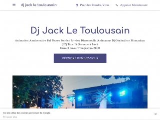 Dj Jack Le Toulousain
Anniversaires , Bals, Toutes soirées privées - Disc-jockey - Discomobile -Animateur de soirées et d'événements à Lavit (82) Tarn Et Garonne