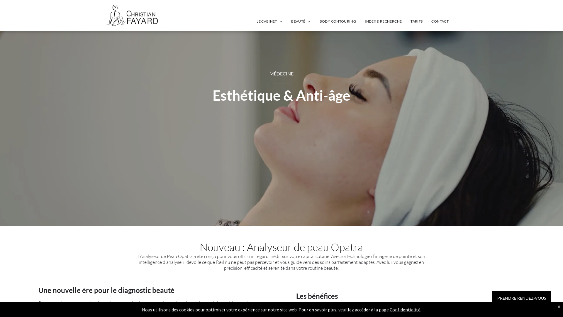 Capture d'écran de Docteur Christian FAYARD