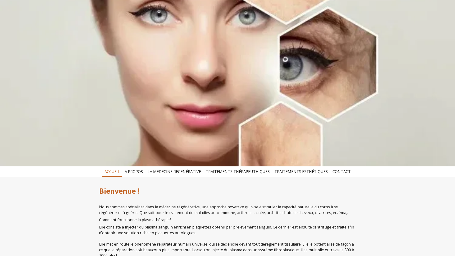 Capture d'écran de Docteur Scaramozzino - médecine régénérative et esthétique.