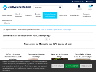 Nos savons de Marseille pur 72% liquide et pain