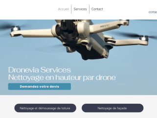 
Dronevia Services
Nettoyage en hauteur par drone