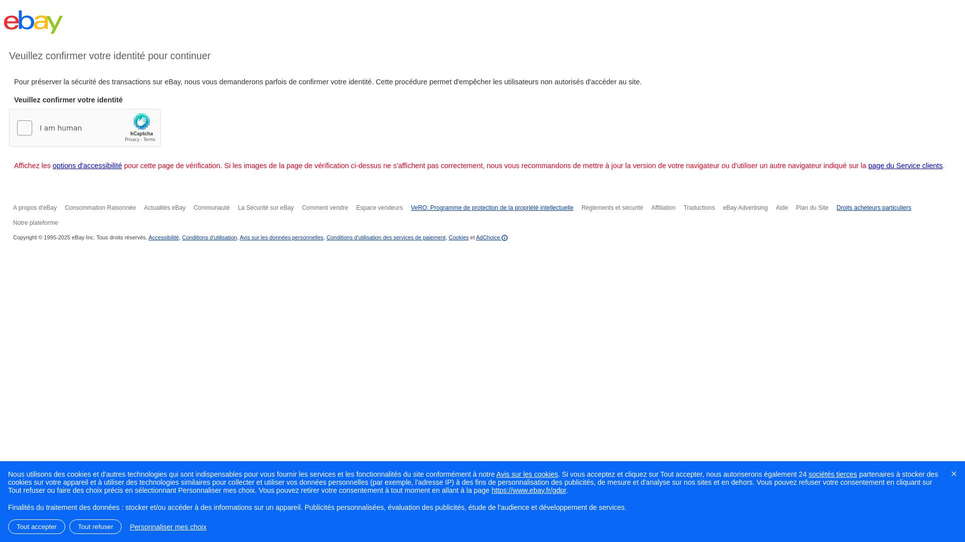 Capture d'écran de EBAY LES PRODUITS DISCOUNTS