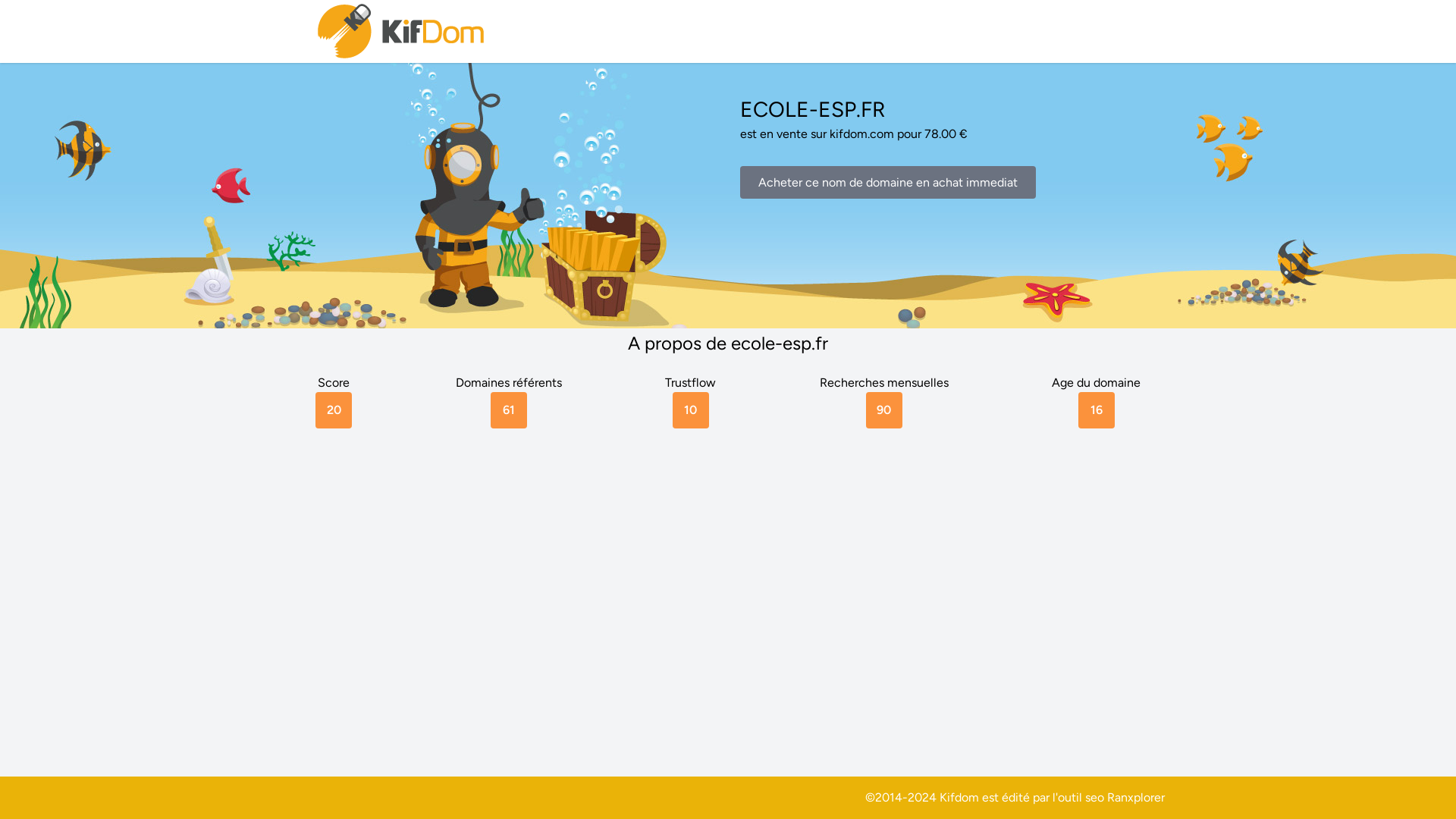 Capture d'écran de :: ESP :: Enseignement Supérieur Preventys