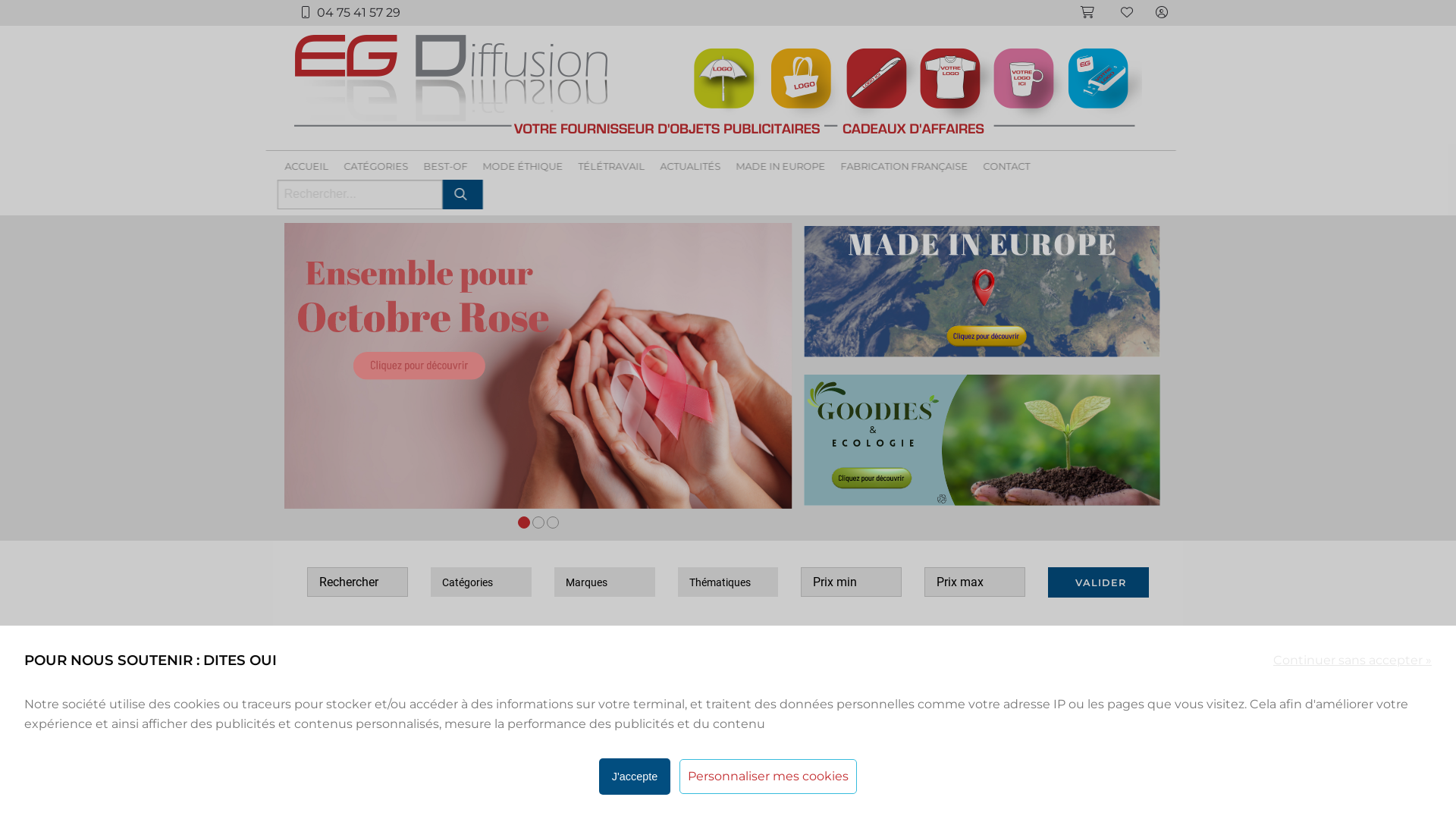 Capture d'écran de EG Diffusion