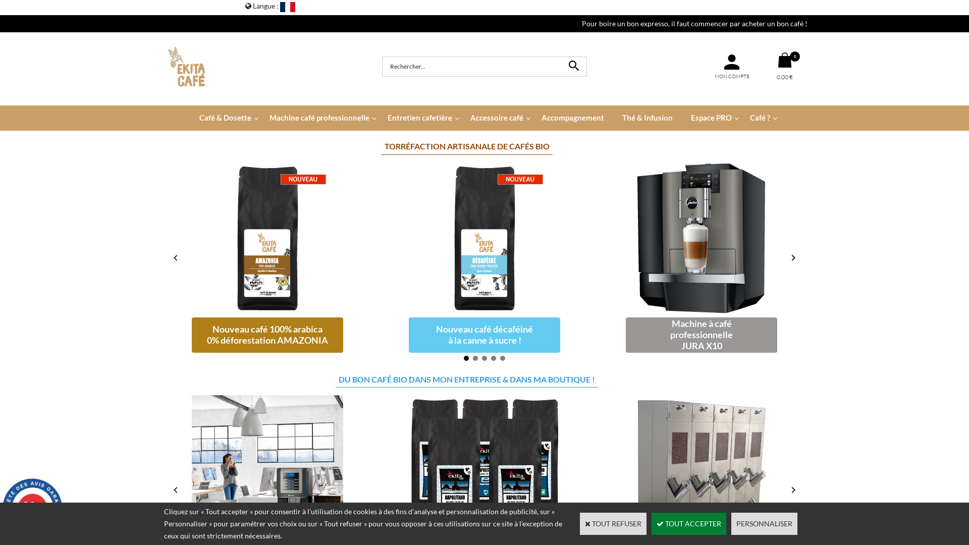 Capture d'écran de Torréfacteur de bon café bio