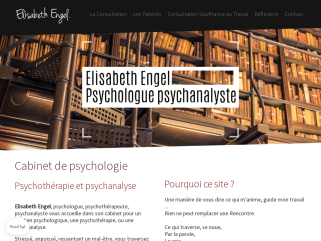 Elisabeth Engel : Psychologue, Psychothérapeute Psychanalyste et psychologue du travail à Strasbourg - Soutien Psychologique et Psychothérapie et psychanalyse