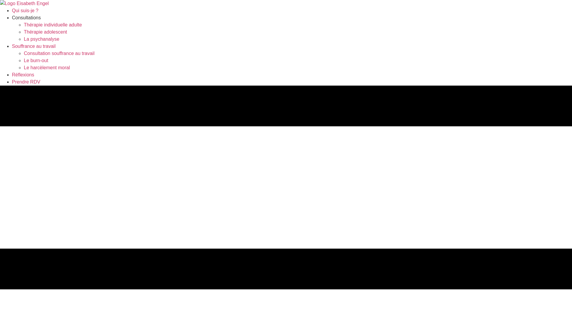 Capture d'écran de Elisabeth Engel : Psychologue, Psychothérapeute Psychanalyste et psychologue du travail à Strasbourg - Soutien Psychologique et Psychothérapie et psychanalyse