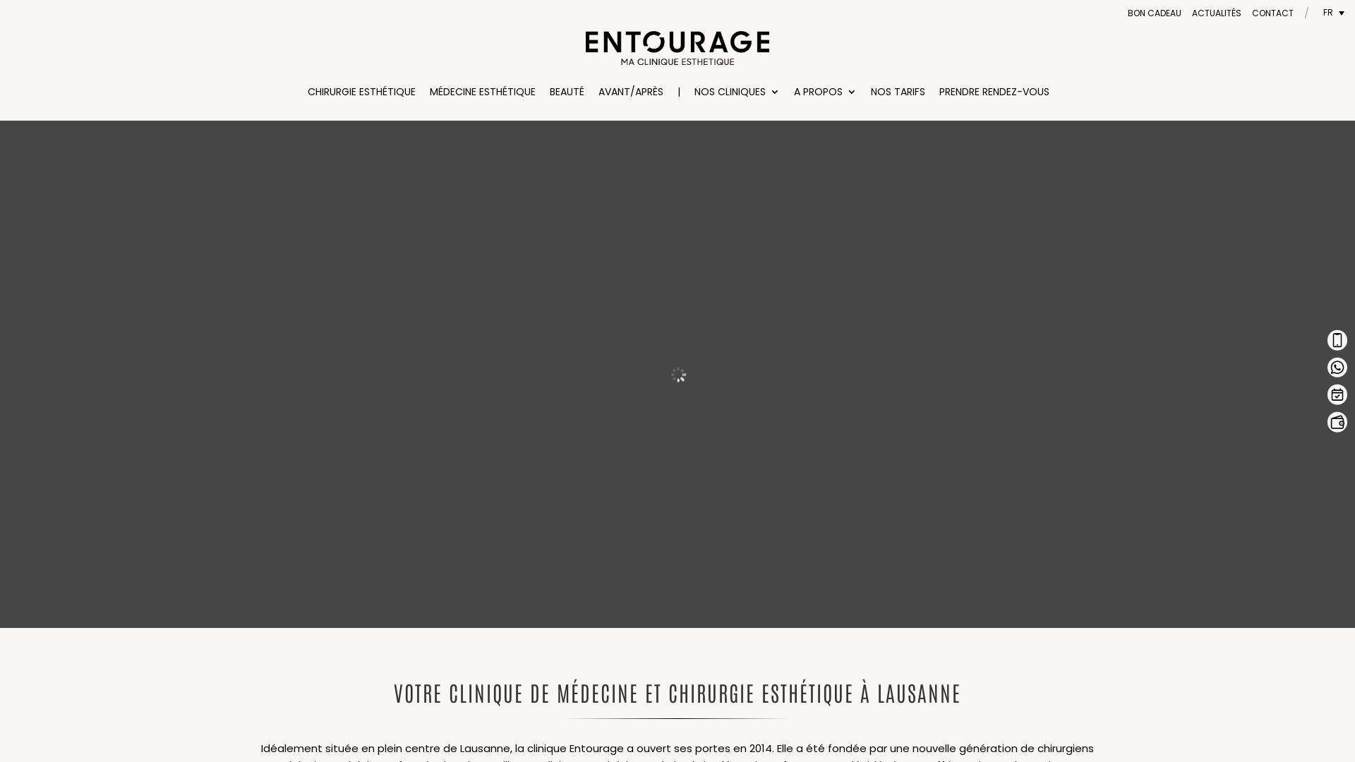 Capture d'écran de Chirurgie esthétique Lausanne