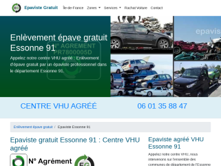 Epaviste agréé VHU - Enlèvement épave gratuit Essonne 91