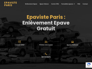 Epaviste Paris - Enlèvement épave gratuit