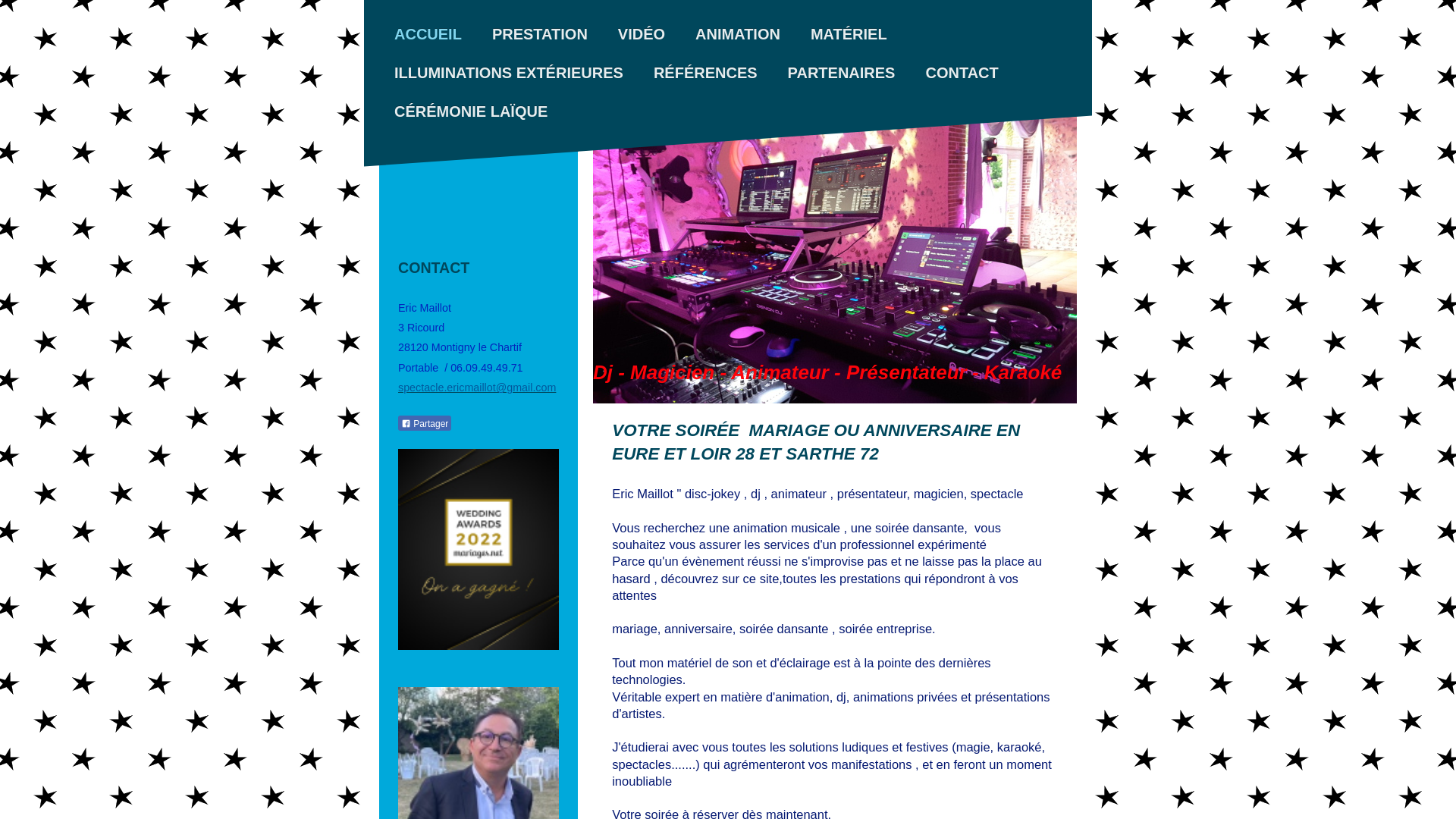 Capture d'écran de Dj  eric maillot chartres