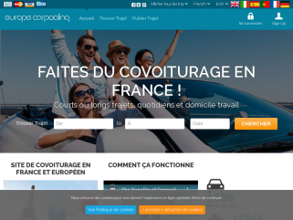 Site de covoiturage -Trajet Travail quotidien, Aéroport, Shopping, France & Europe | Europe Carpooling