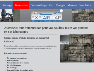 Exp'air Lab atomiseur, Tour d'atomisation.