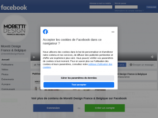 Facebook du réseau France MORETTIDESIGN- Poêle, Chaudière.