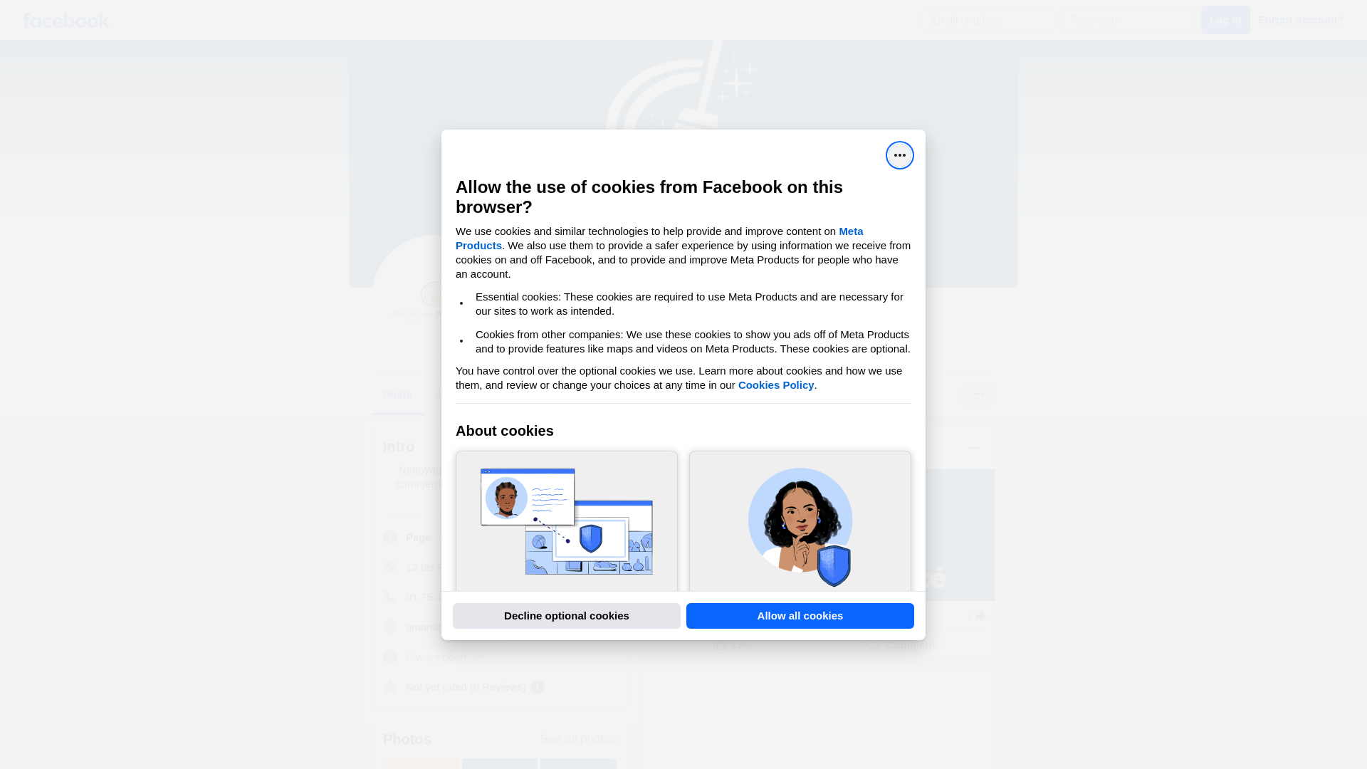 Capture d'écran de Société de nettoyage Paris et Ile-de-France