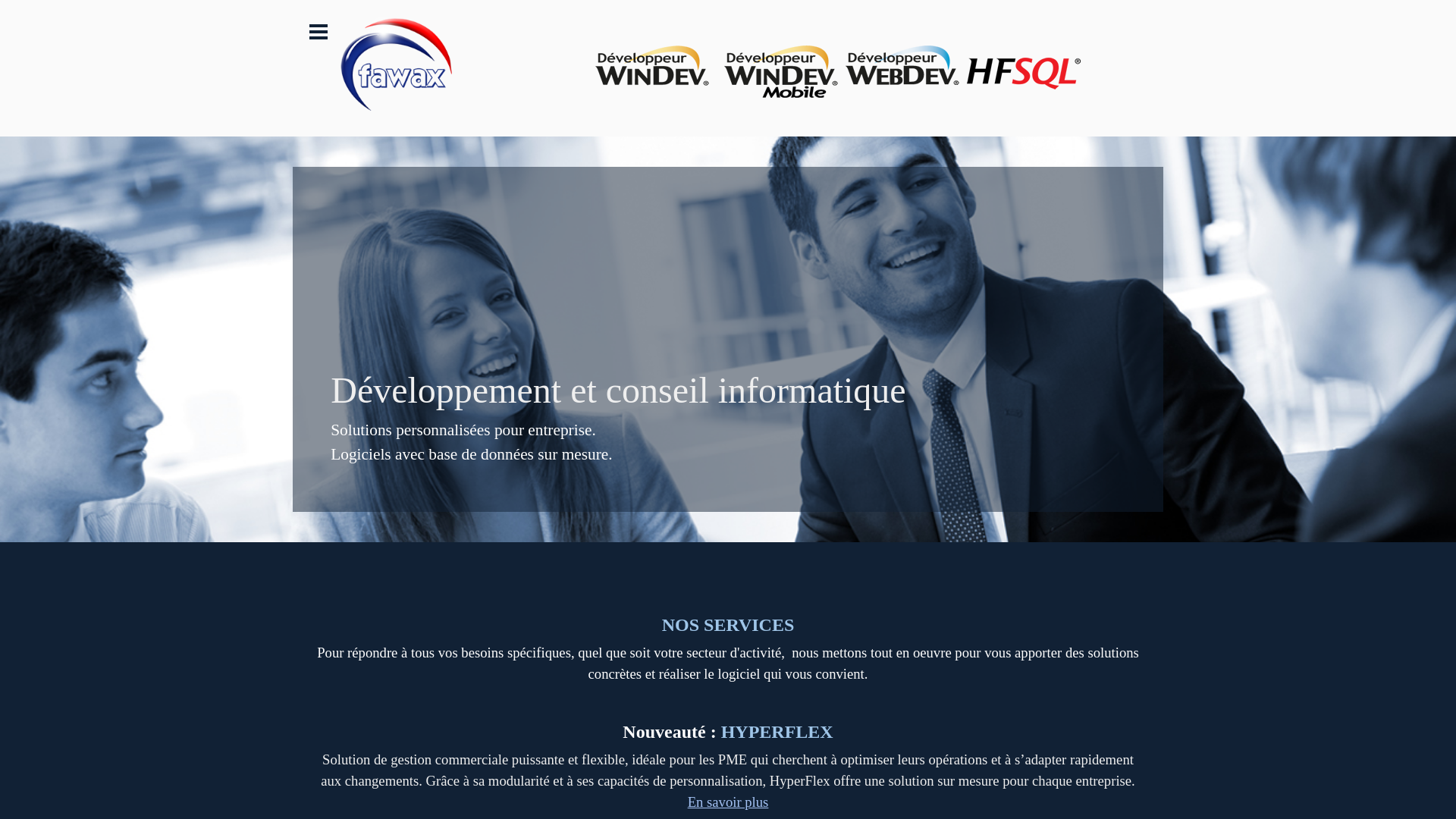 Capture d'écran de Freelance WinDev WebDev - Développement sur mesure