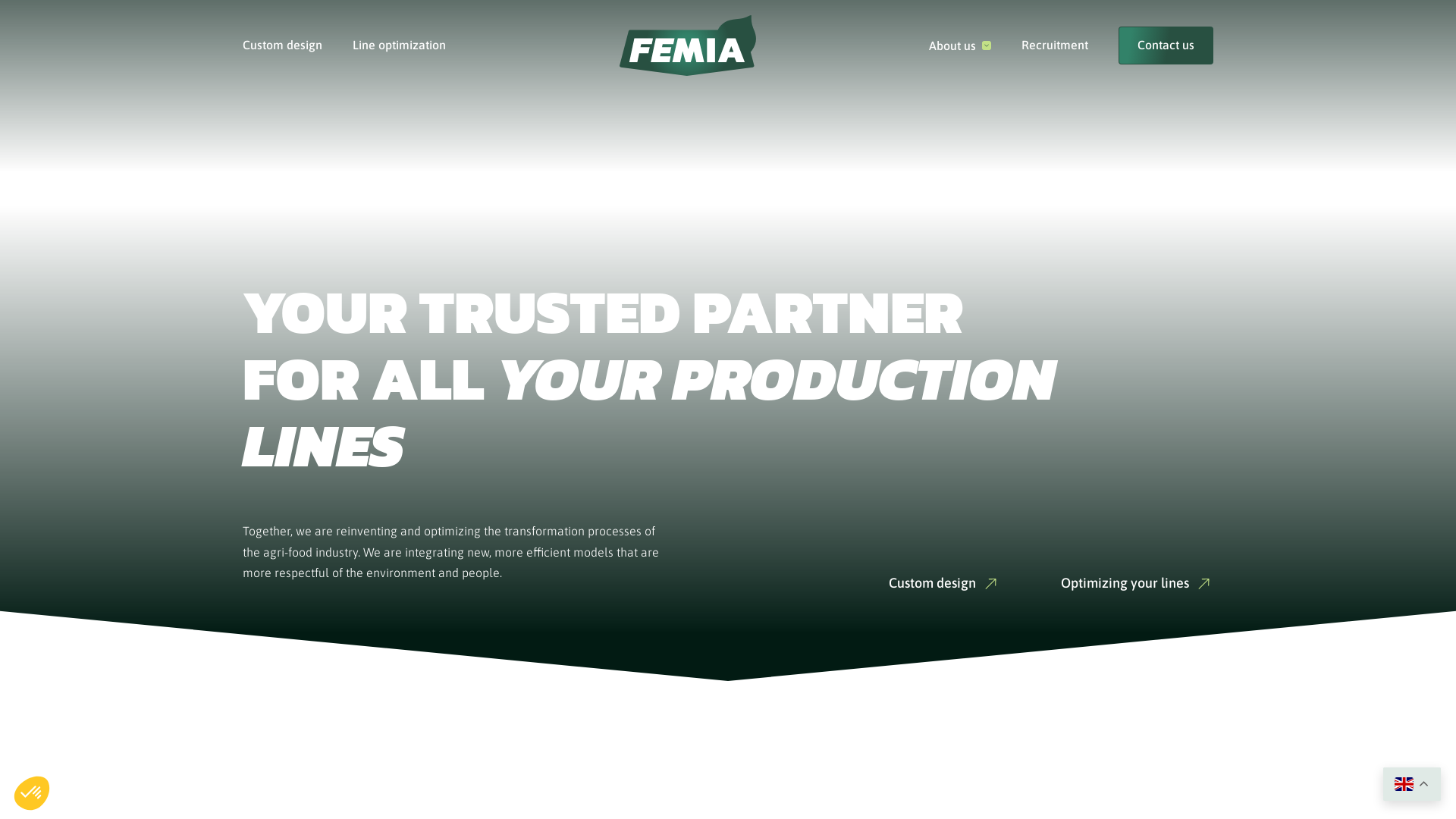 Capture d'écran de Femia industrie
Experts in processing