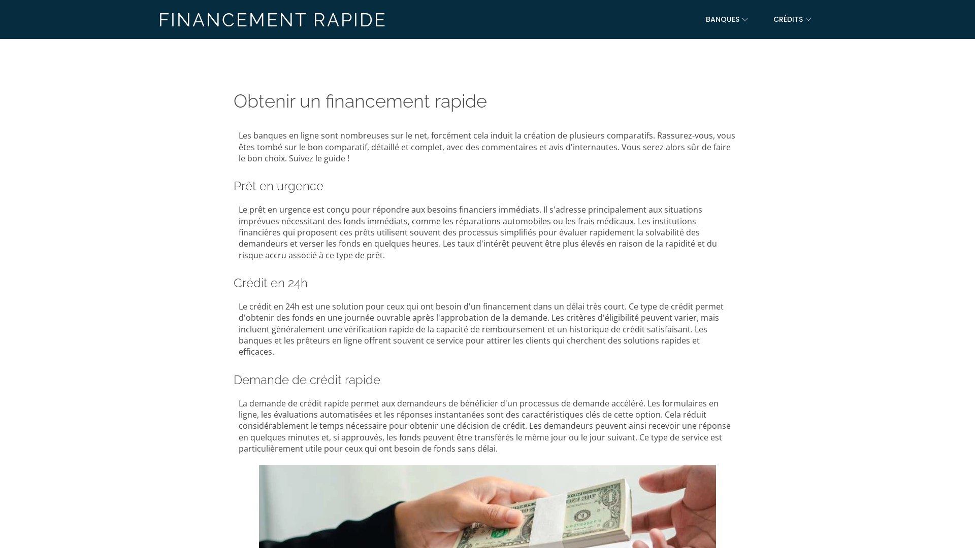 Capture d'écran de Prêt entre particuliers pour faire face aux difficultés financières