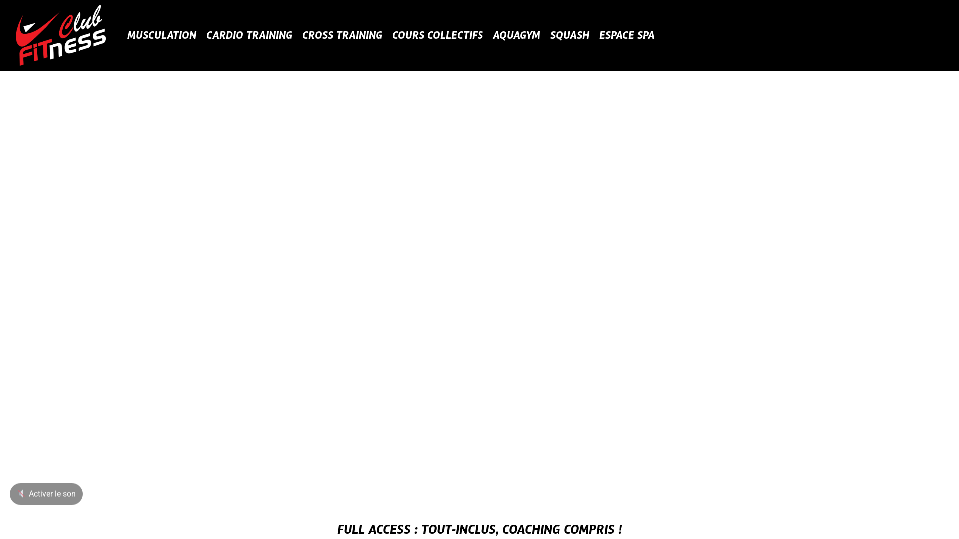 Capture d'écran de FITNESS CLUB