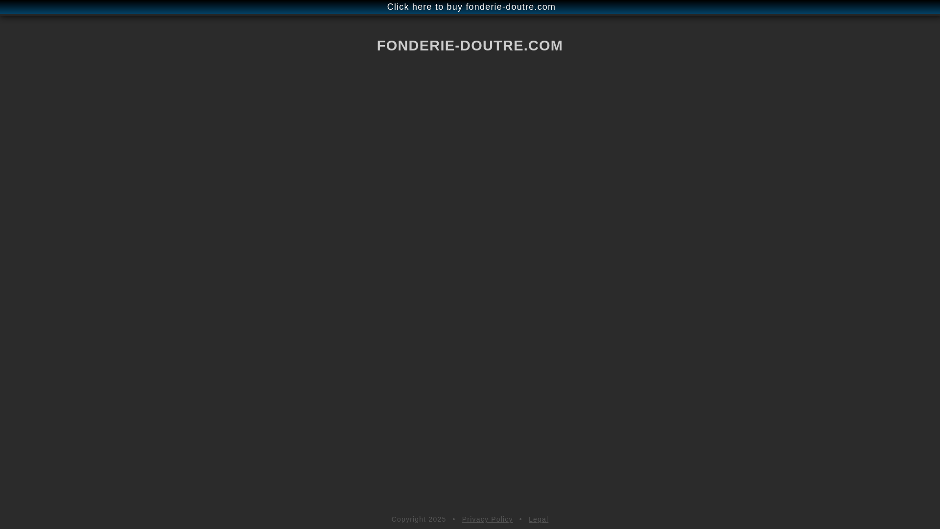 Capture d'écran de FONDERIE DOUTRE FONCHIMA