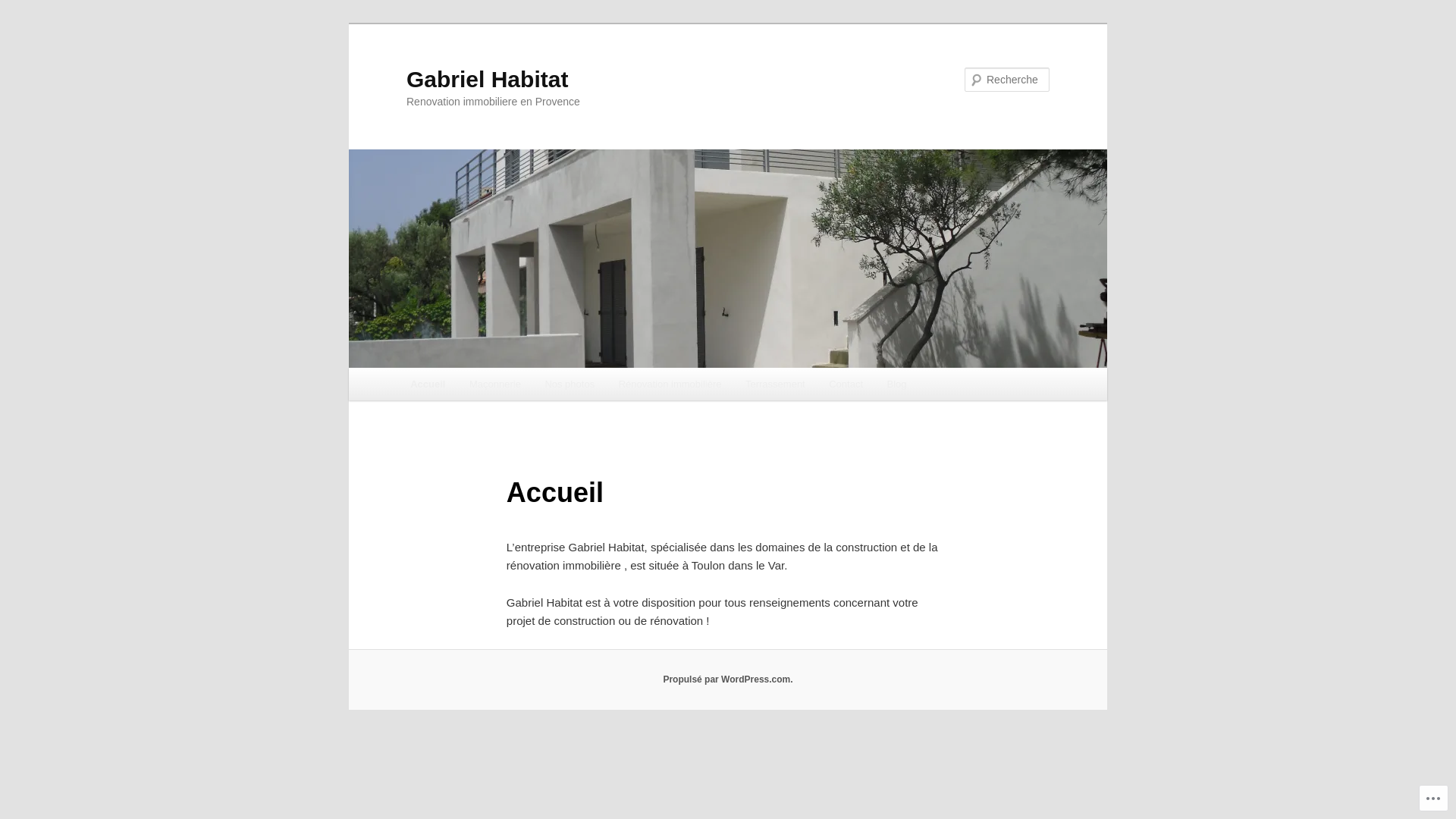 Capture d'écran de Rénovation immobilière en Provence
