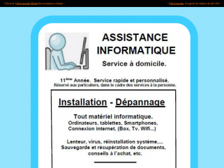 Gérard Blanc, Maintenance informatique