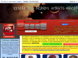 Reseau et guide des grands voyants mediums marabouts Africains en France, Belgique, Luxembourg, Suisse , canada. 