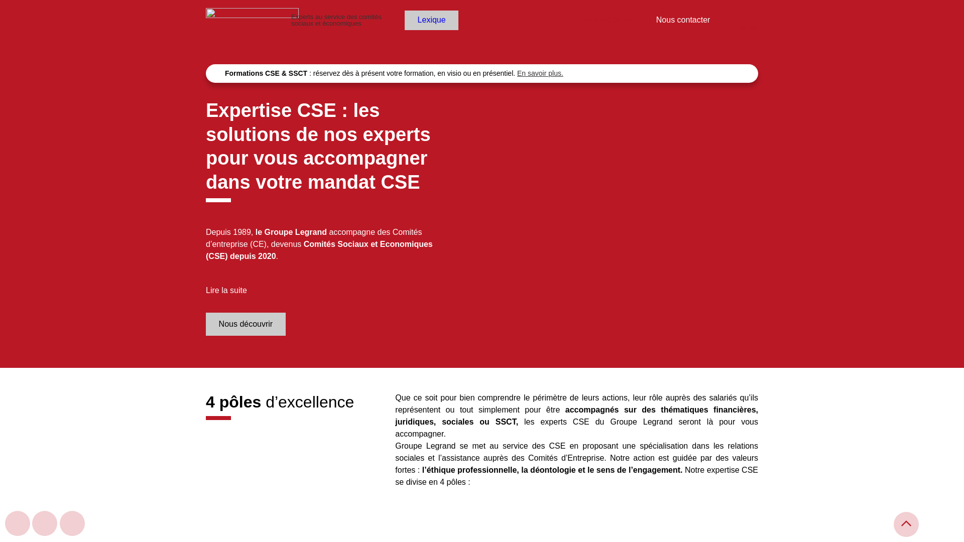 Capture d'écran de Des experts au service des CE / CSE