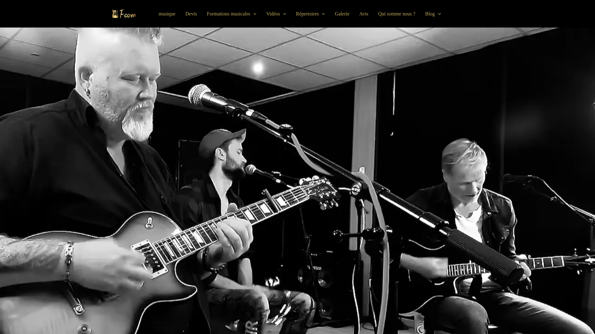 Capture d'écran de FCOM-orchestre de variété et pop-rock professionnels pour vos soirées privées dansantes et animations musicales sur Paris et l'île de France.