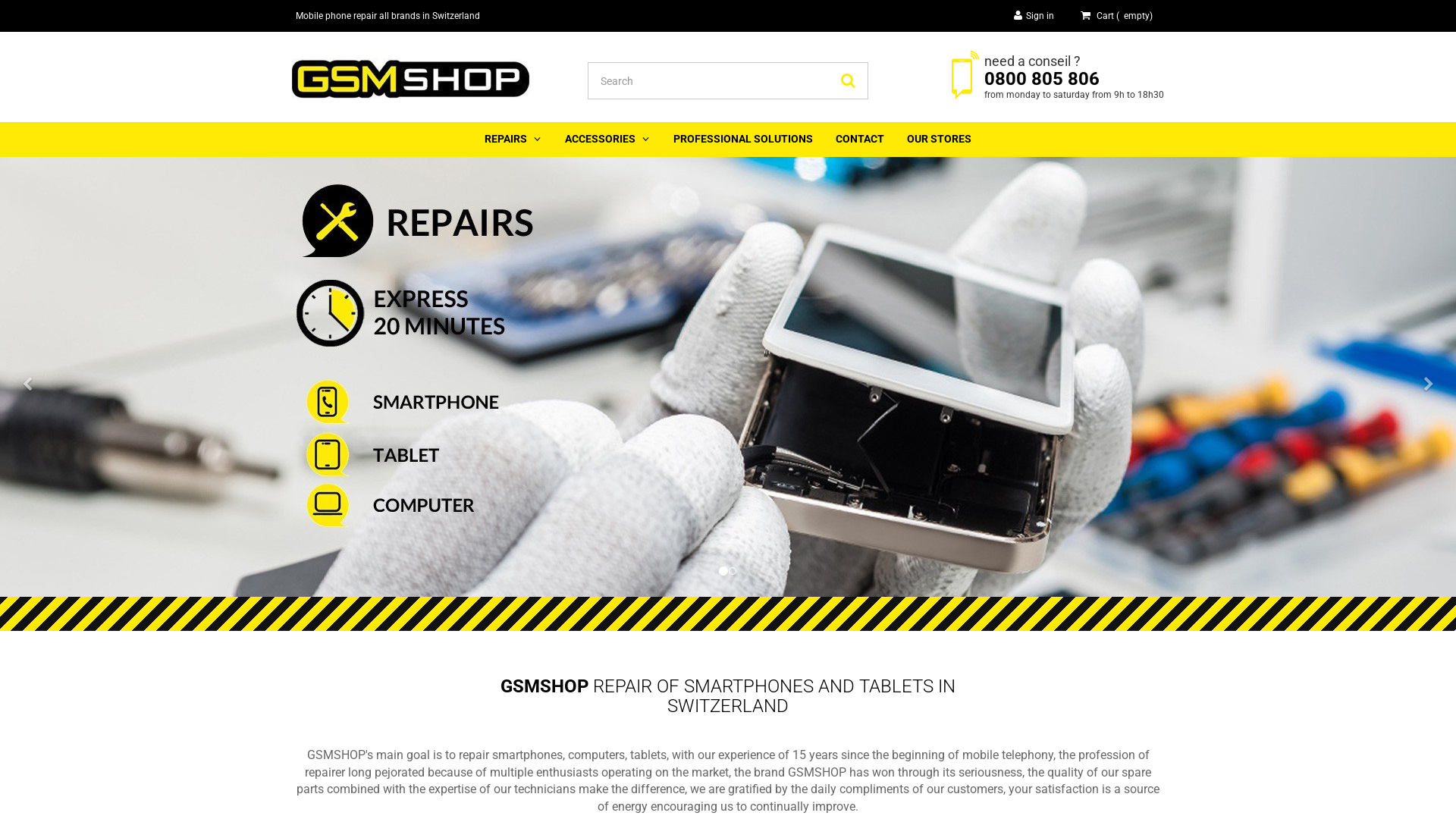 Capture d'écran de Réparation iphone samsung htc nokia lg