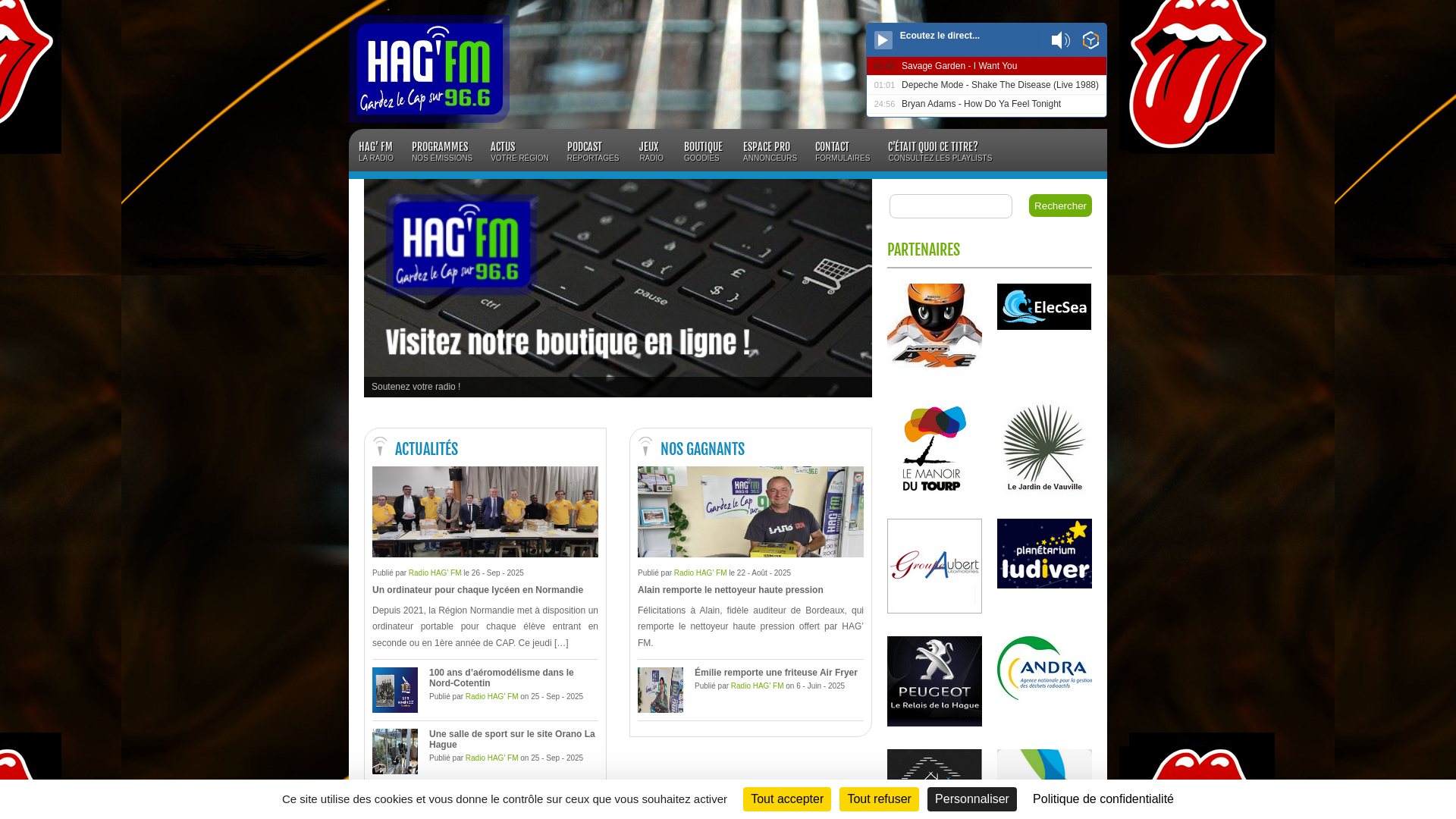 Capture d'écran de Radio HAG' FM