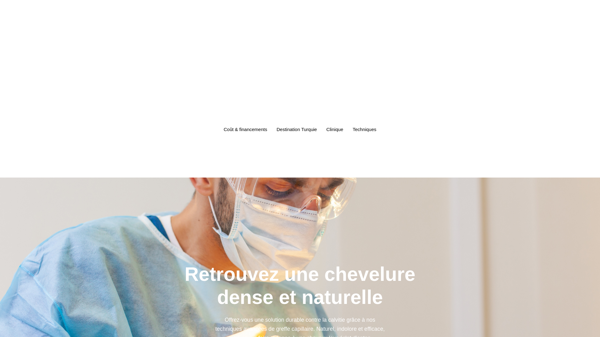 Capture d'écran de Lequipe médicale de la société Hair transplantation paris ouest située dans le 16ème vous propose de la greffe capillaire micro-FUE Micro-POINT Sans douleur et sans cicatrice.
