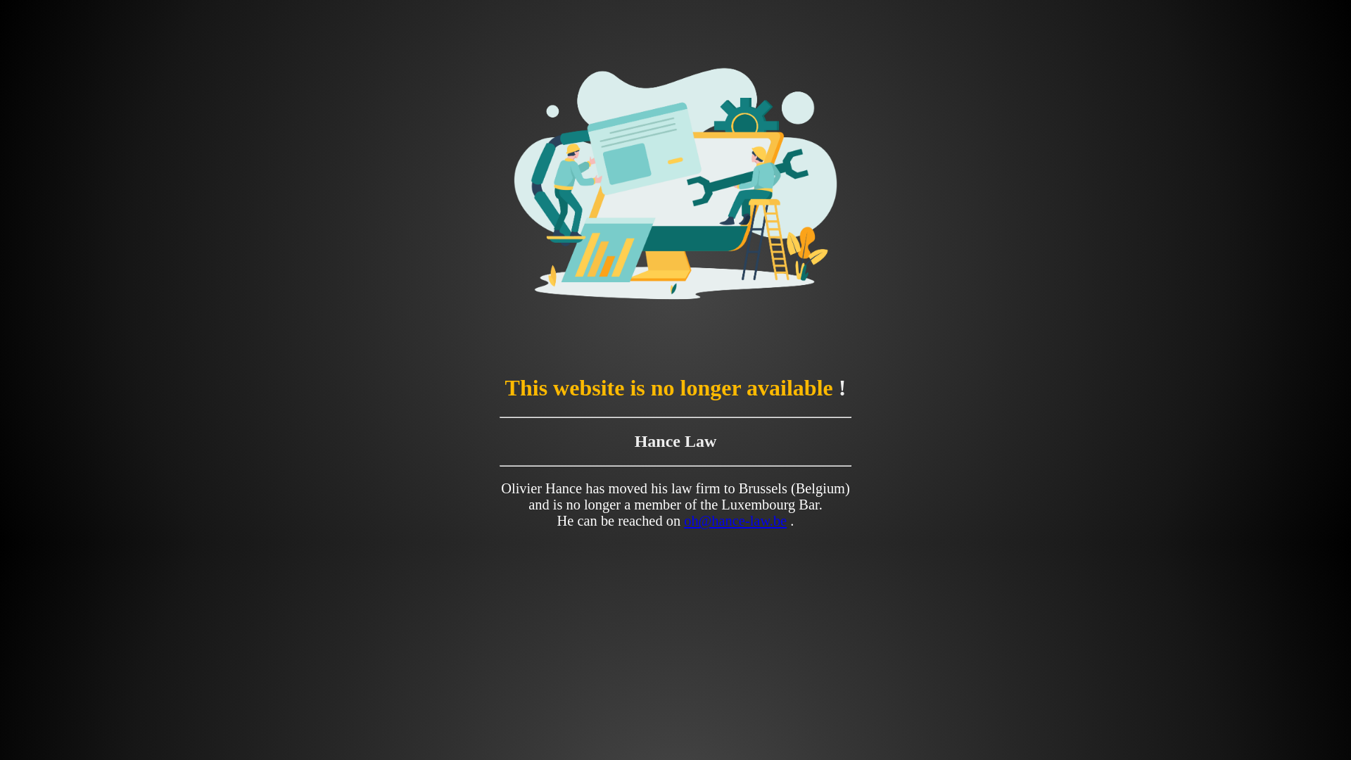 Capture d'écran de Hance Law Avocats