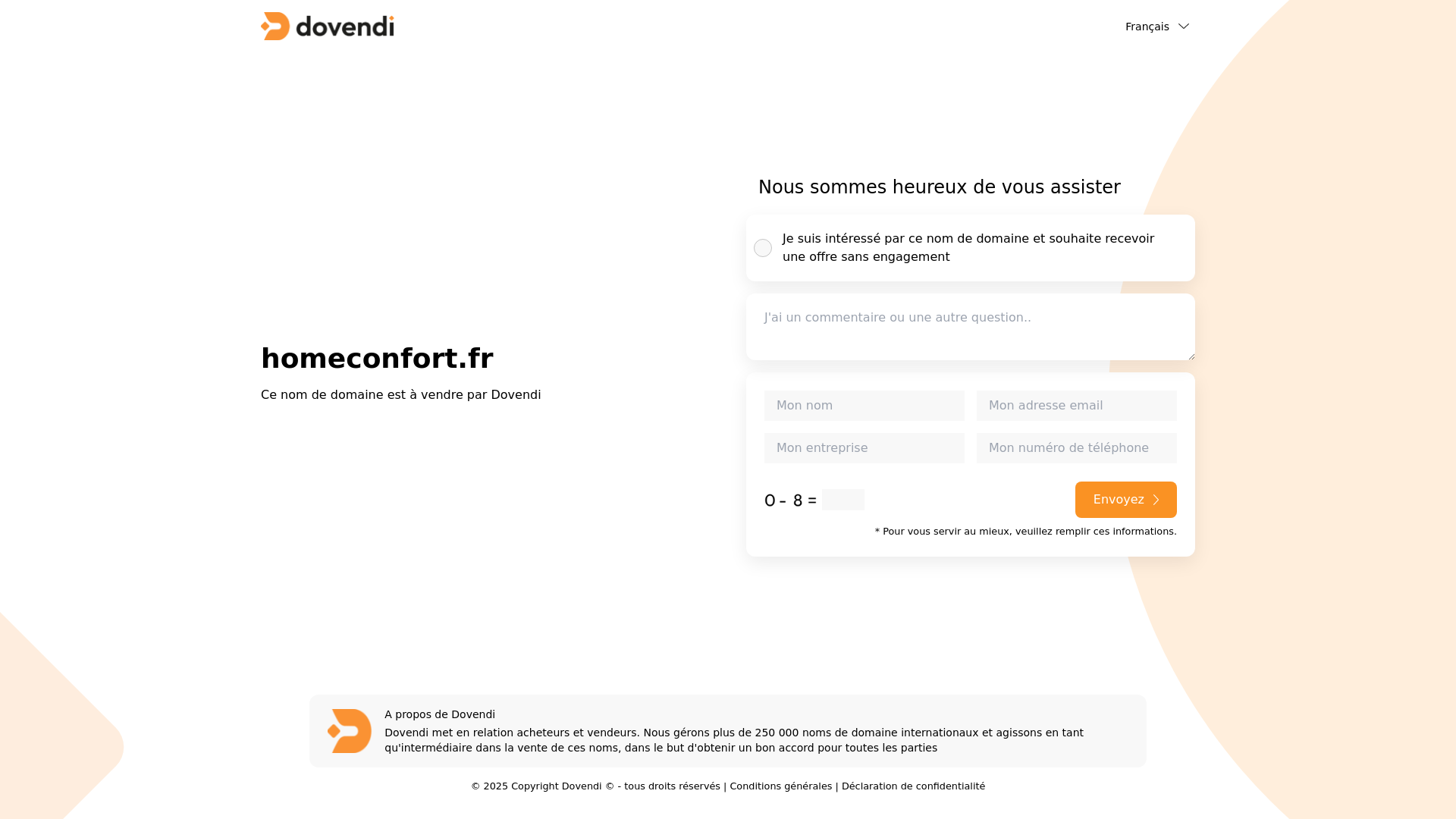 Capture d'écran de HOME CONFORT 